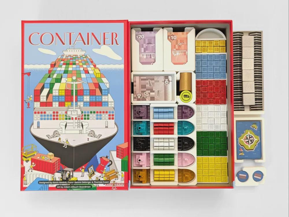 Container Board Game Organizer