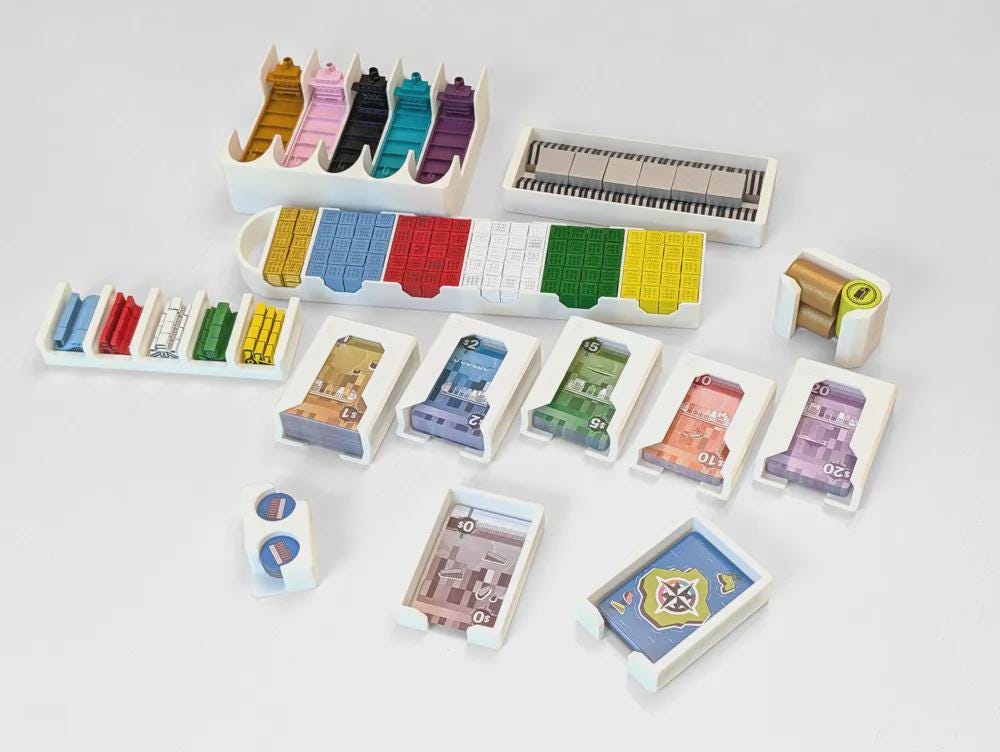 Container Board Game Organizer