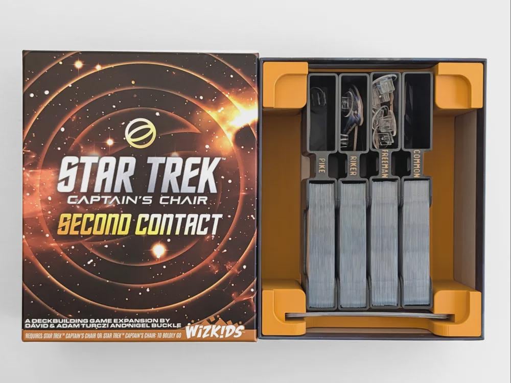 Star Trek: Captain's Chair Second Contact - Insert