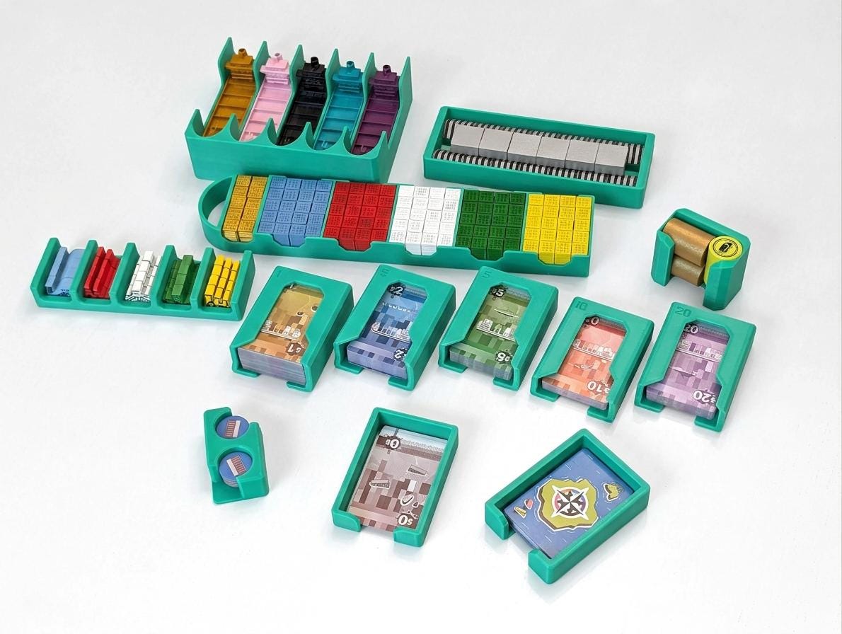 Container Board Game Organizer
