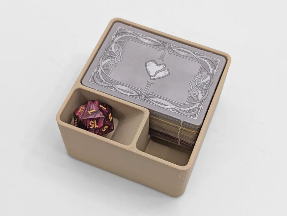 Codenames: Critical Role Adventures insert organizer