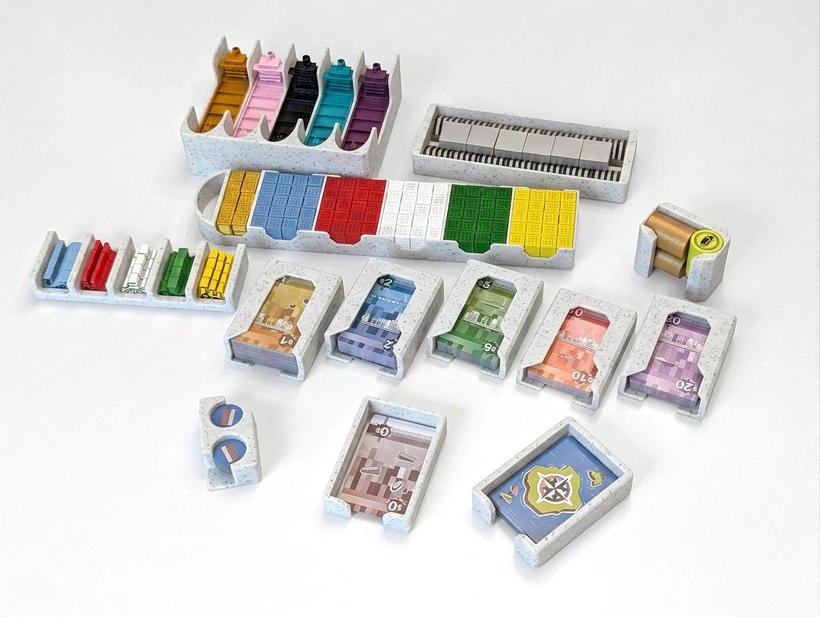 Container Board Game Organizer