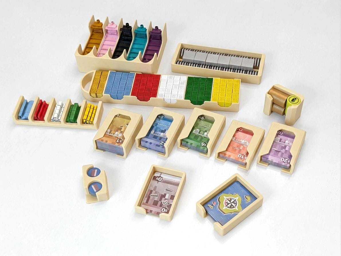 Container Board Game Organizer