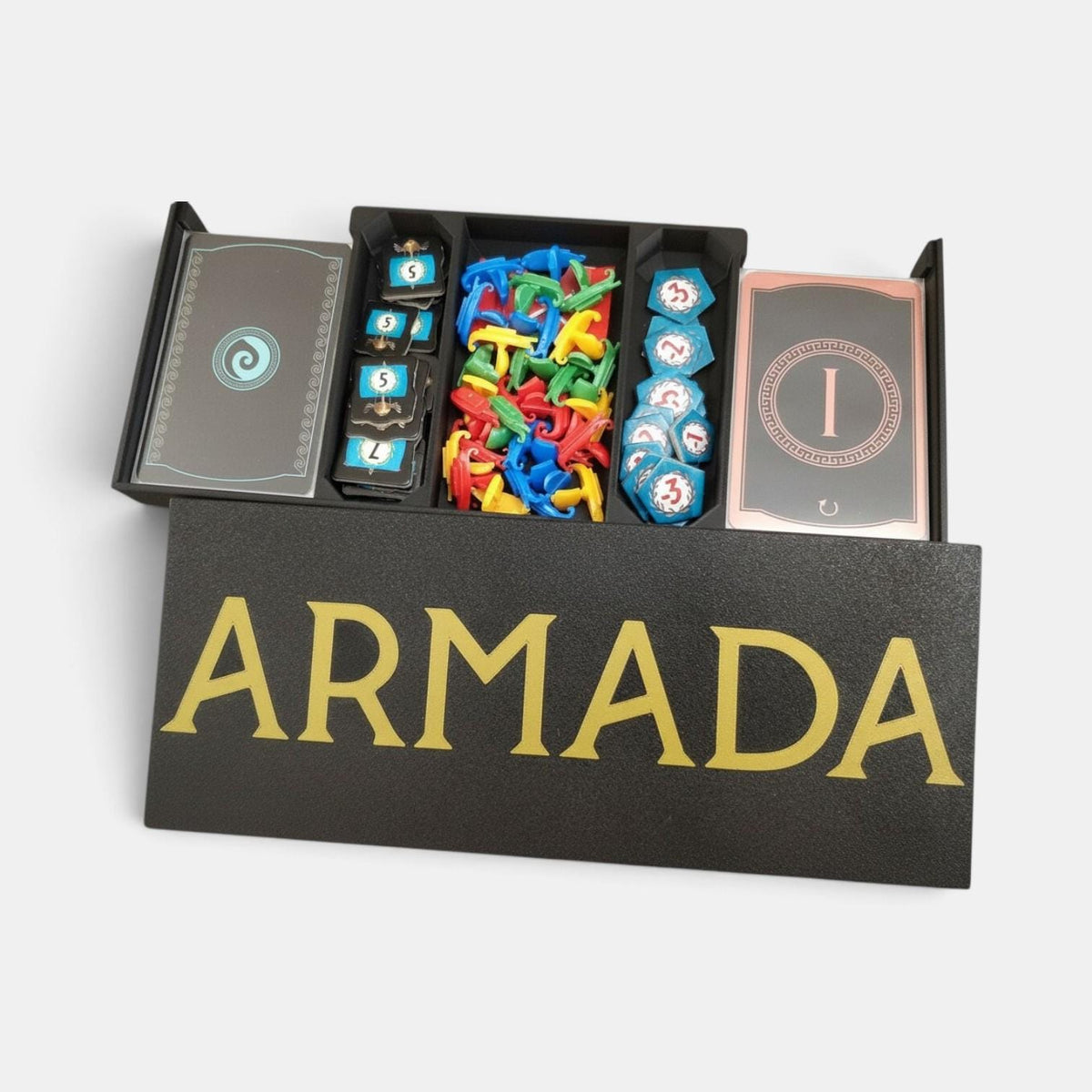 7 Wonders + Expansions Armada, Cities, Edifice & Leaders Insert Organizer
