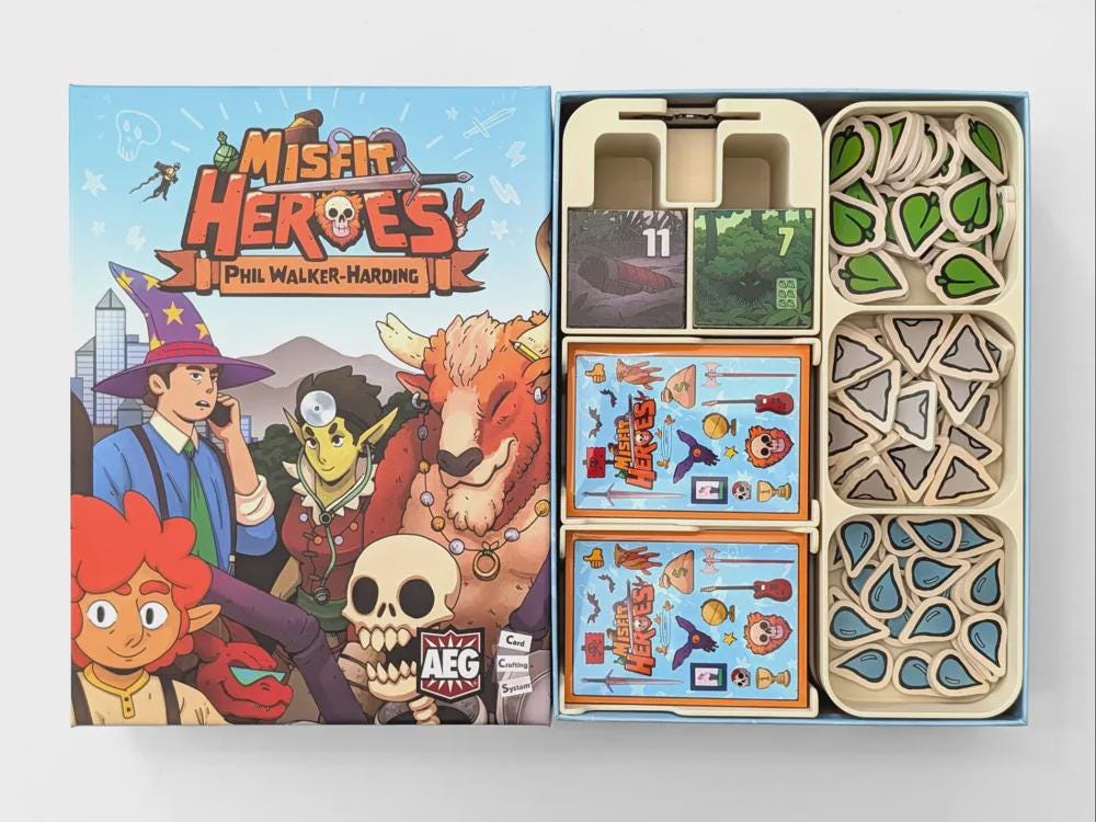 Misfit Heroes - Organizer Insert